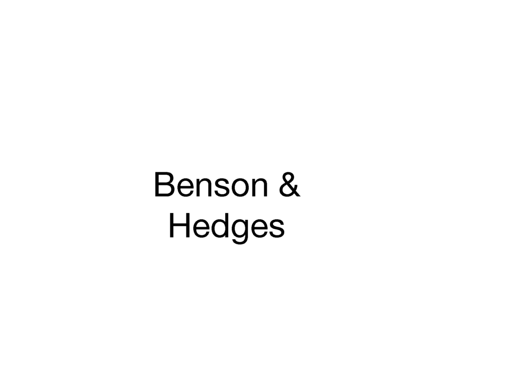 Benson & Hedges Gold 20pk